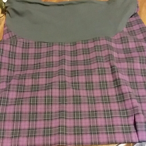 Maternity skirt Chico brand purple & gray smal - Picture 2 of 4